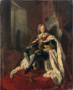 Roi Frédéric Ier sur le trône d