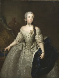 Louise Ulrique de Prusse, reine de Suède et Finlande - Portrait par Antoine Pesne