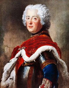 Portrait de Frédéric II de Hohenzollern, connu sous le nom de Frédéric le Grand (Berlin) - Antoine Pesne