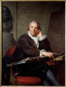 Portrait du peintre Gabriel François Doyen (1726-1806) - Antoine Vestier