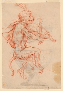 Singe jouant du violon