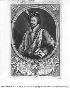 Philippe-Emmanuel de Gondi (1581-1662) Marquis de Belle-Isle, gravé par Claude Duflos (1665-1727) - Antoine after Pezey
