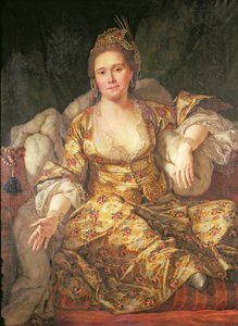 Annette, Comtesse de Vergennes en costume oriental - Antoine de Favray