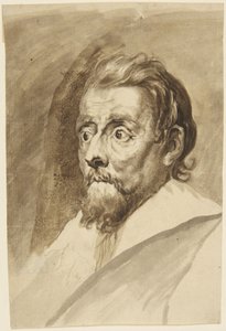 Vieil homme barbu, tourné vers la gauche - Antoine de Marcenay de Ghuy