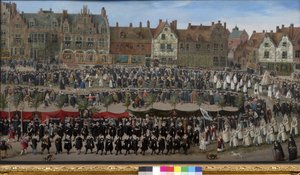 Procession des filles du Sablon à Bruxelles - Antoine or Anthonis Sallaert