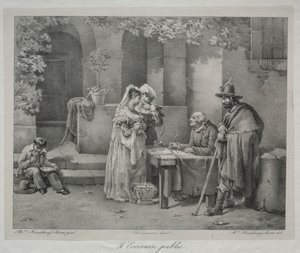 Le Scribe public - Antoinette Cecile Hortense Lescot Haudebourt
