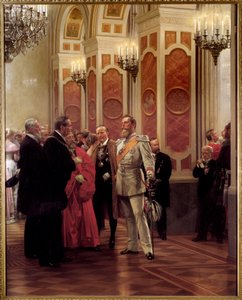 Le Kronprinz Guillaume de Prusse au bal de la cour - Anton Alexander von Werner