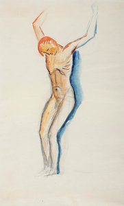 Anton Faistauer Crucifixion Étude r - Anton Faistauer
