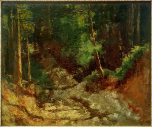 Intérieur de forêt - Anton Faistauer
