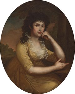 Allemand : Bildnis Dorota Czartoryska, geb. Jabłonowska Portrait de Dorota Czartoryska née Jabłonowska - Anton Graff