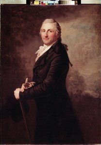 Portrait de George Leopold de Gogul, militaire francais et homme politique - Anton Graff