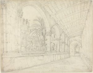 Le cloître de Santa Maria di Gesù à Palerme - Anton Hallmann