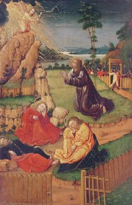 Jésus dans le jardin des Oliviers, des Scènes de la vie du Christ - Anton Henkel
