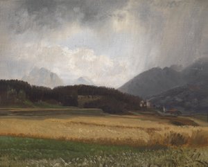 French : Ambiance de pluie sur Igls