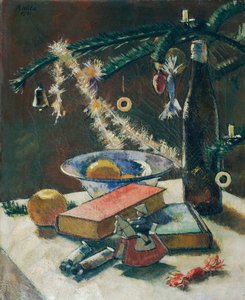Nature morte sous le sapin de Noël