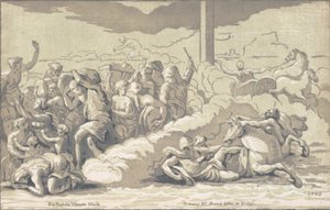 Les Israélites traversant la mer Rouge, vers 1740
