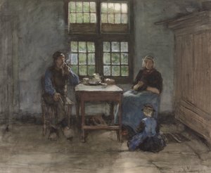 Intérieur de maison à Laren - Anton Mauve