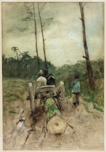 Le chariot du forestier - Anton Mauve