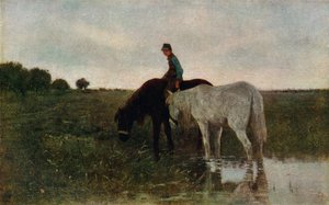 Abreuvement des chevaux, 1871, 1913 - Anton Mauve