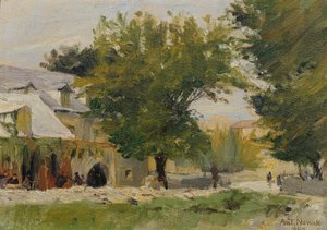 Auberge à Salona sur la route de Glisse - Anton Nowak