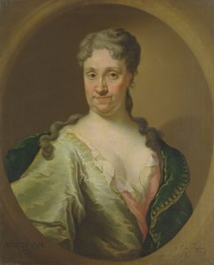 Portrait de Barbara Lutken (1664-1740), 1718 - Anton Paulsen