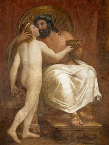 Jupiter embrassant Ganymède - Anton Raphael Mengs
