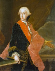 Portrait de Charles IV de Bourbon - Anton Raphael Mengs