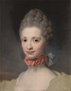 Portrait de Maria Luisa de Parme en princesse des Asturies - Anton Raphael Mengs