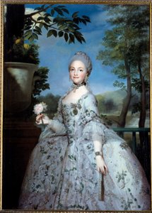 Portrait de Marie Louise de Parme, princesse des Asturies - Anton Raphael Mengs
