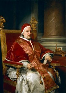 Portrait du pape Clément XIII Rezzonico, par Anton Raphael Mengs