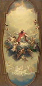 Saint Eusèbe porté au ciel - Anton Raphael Mengs