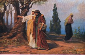 Naomi et Ruth, de Hulberts Story of the Bible publié par The John Winston Company, 1932 - Anton Robert Leinweber