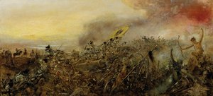 Prince Eugène de Savoie à la bataille de Zenta - Anton Romako