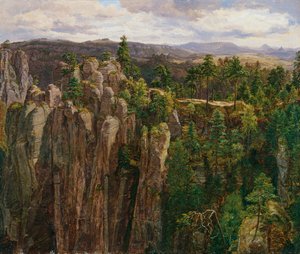 Dans le massif gréseux de l