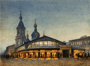 Le Foin La Place Sennaya et l