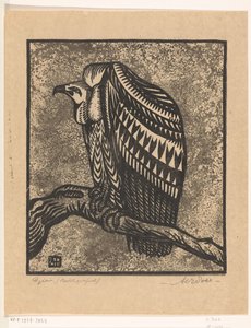 Vautour - Anton Vincent Emanuel Pohl (signed by artist)