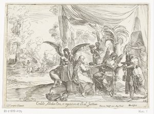 Abraham reçoit les trois anges - Anton van der Borcht