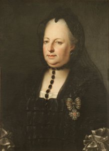 Marie-Thérèse en habits de deuil - Anton von Maron