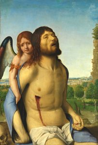 Le Christ mort soutenu par un ange