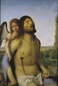 Le Christ mort soutenu par un ange - Antonello da Messina
