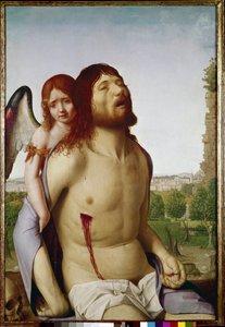 Le Christ mort soutenu par un ange - Antonello da Messina