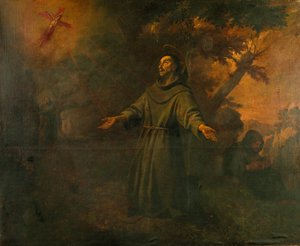 Saint François reçoit les stigmates - Antoni Viladomat Y Manalt