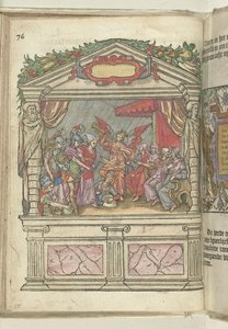 Scène avec représentation allégorique sur la Grand-Place, 1578