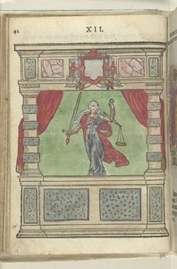 Scène avec personnification de la Justice (Justitia), 1578