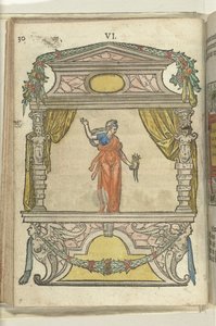 Scène avec personnification de la Diligence, 1578