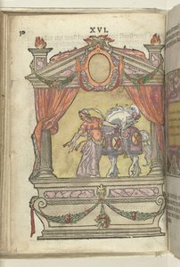 Scène avec la personnification de la Persévérance (Perseverantia), 1578