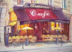 Café le Terminus, 2010 - Antonia Myatt