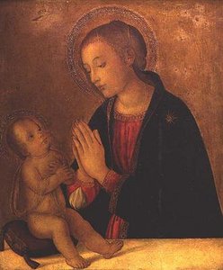 La Madone adorant l