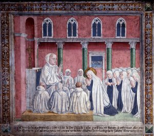 Vie de Sainte Francesca Romana : La sainte et les oblates se proposent à l