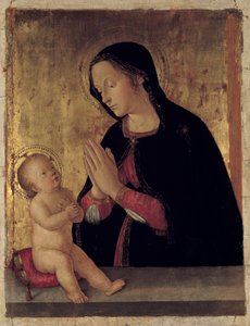 La Vierge adorant l